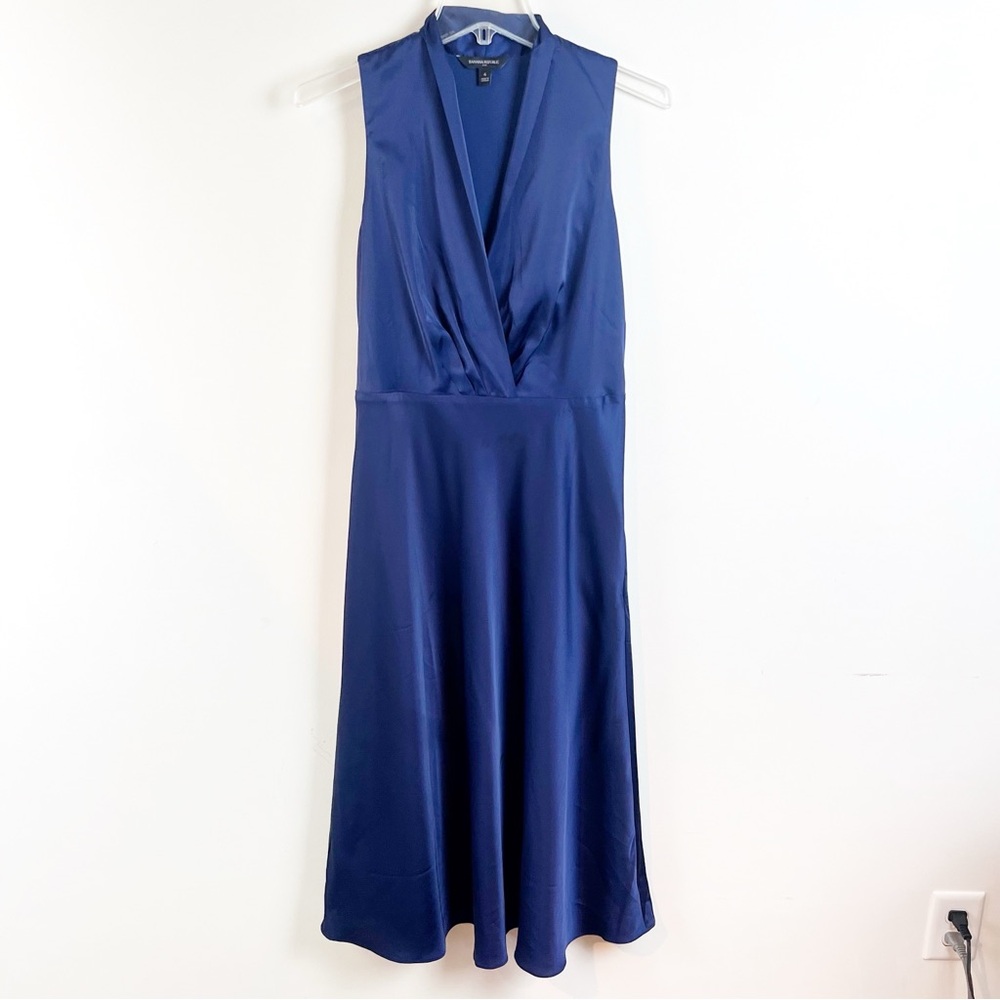 Banana Republic Blue Midi Dress